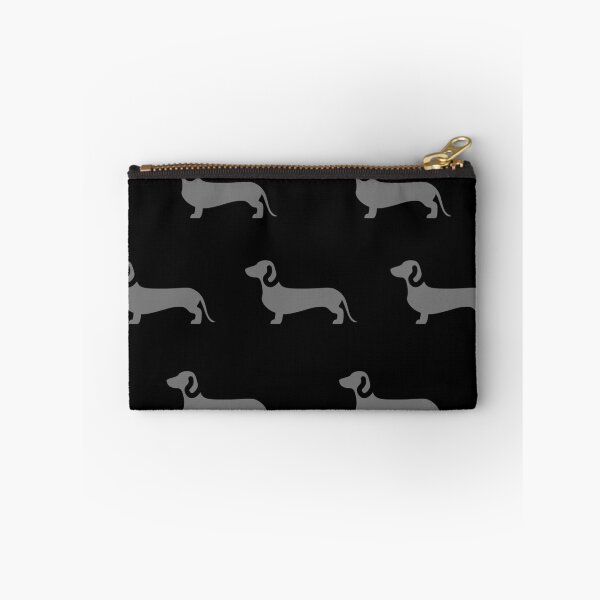 Item preview, Dachshund pattern in black designed and sold by TheDachshund.