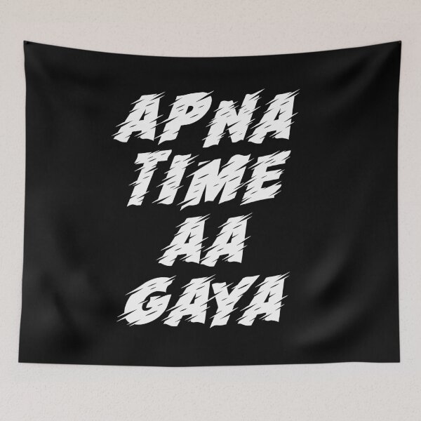 Item preview, apna time aa gaya designed and sold by basitcv.