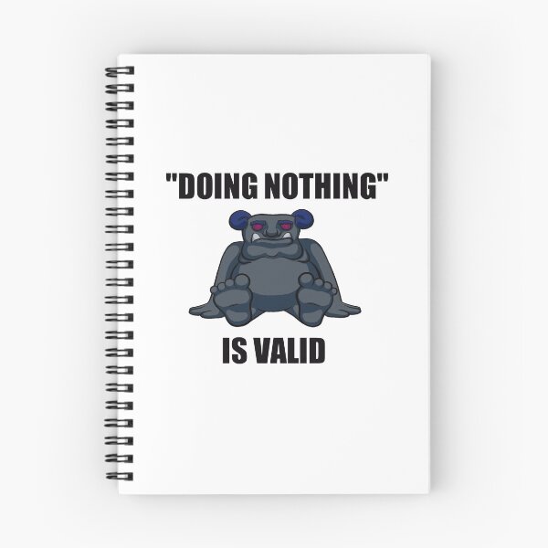 Item preview, Doing Nothing is Valid designed and sold by artbychojay.