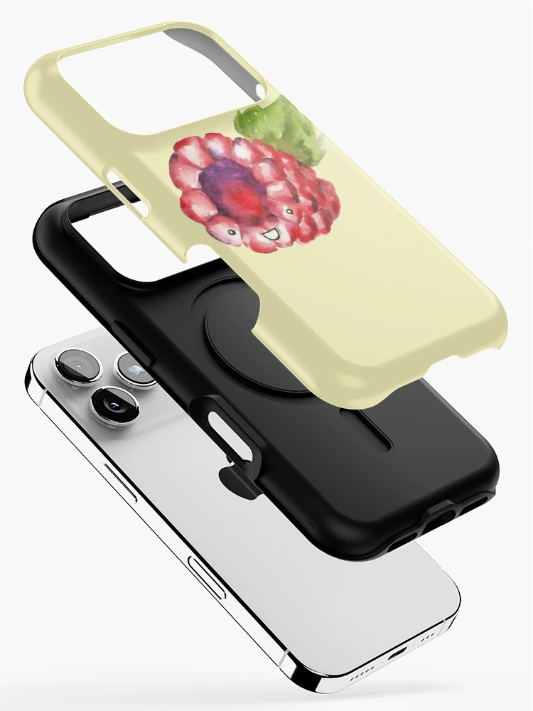 Thumbnail 2 of 4, iPhone Case, Happy Raspberry designed and sold by Squeak Studio.