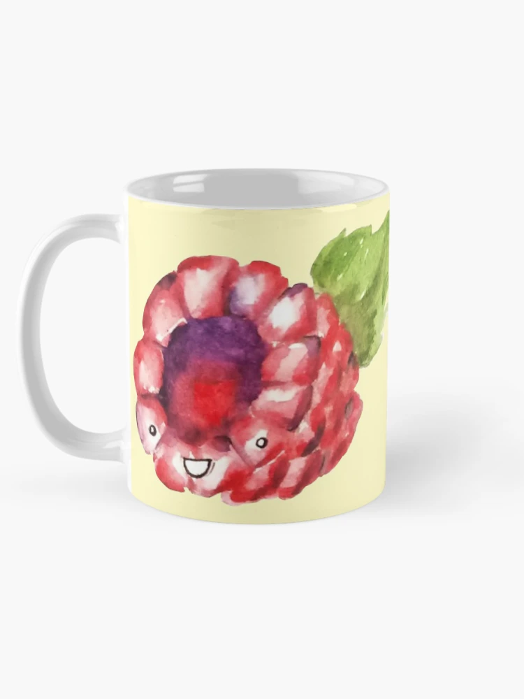 Thumbnail 5 of 6, Coffee Mug, Happy Raspberry designed and sold by Squeak Studio.