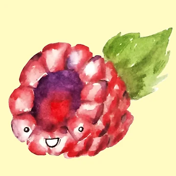 Artwork thumbnail, Happy Raspberry by Squeak Studio