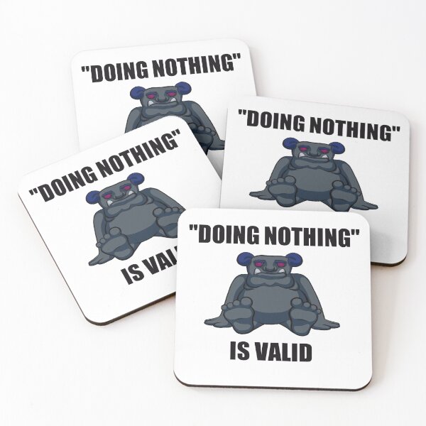 Item preview, Doing Nothing is Valid designed and sold by artbychojay.