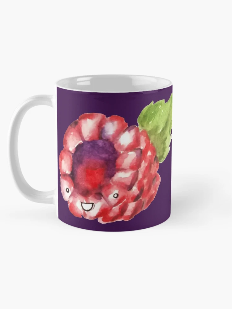 Thumbnail 5 of 6, Coffee Mug, Happy Raspberry designed and sold by Squeak Studio.