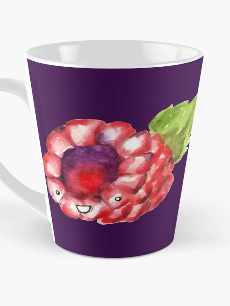 Thumbnail 3 of 4, Coffee Mug, Happy Raspberry designed and sold by Squeak Studio.