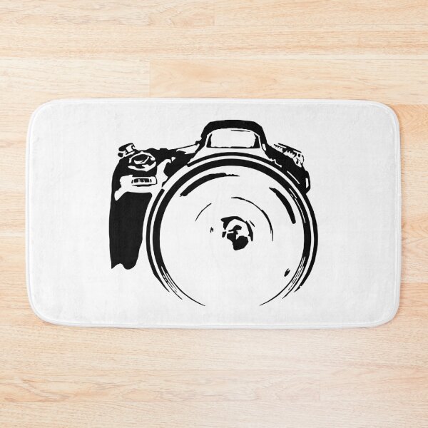 Item preview, Camera DSLR Ultra Wide-Angle Lens Photographer Stencil designed and sold by LucentJourneys.