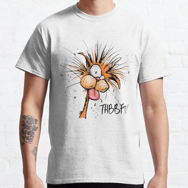 Bloom County Bill le chat Thbbft drôle de bande dessinée Tee cadeau T-shirt T-shirt classique