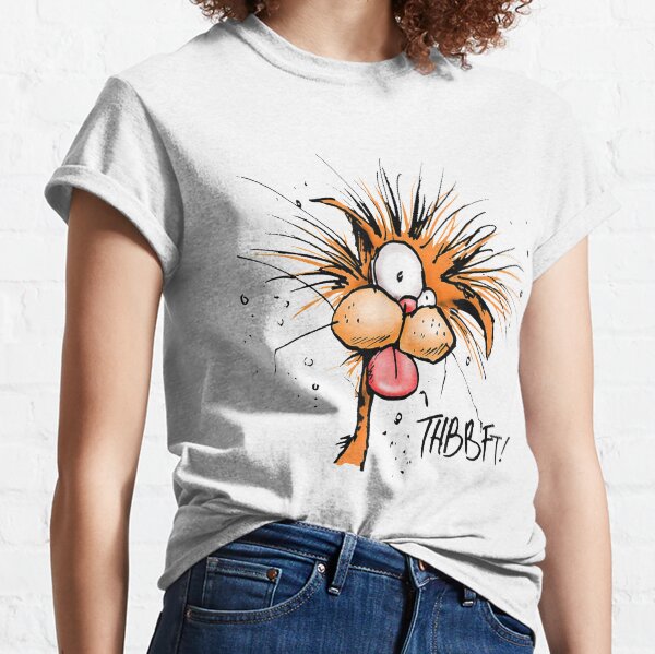 Bloom County Bill The Cat Thbbft Funny Cartoon Tee Gift T shirt Classic T-Shirt