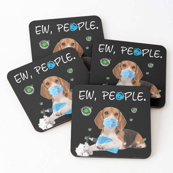 Item preview, Ew People Beagle Dog Wearing A Face Mask Gifts designed and sold by BrockSly.