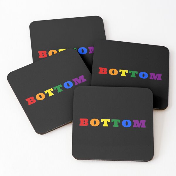 Item preview, Bottom in fun, rainbow pride letters designed and sold by fabulouslygay.