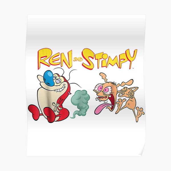 "Nickelodeon Ren And Stimpy Fart Humorous " Poster by CtiborNistor