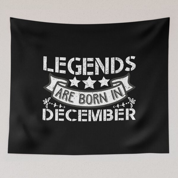 Item preview, Legends Are Born In December - December Birthday Design designed and sold by Joxxio.