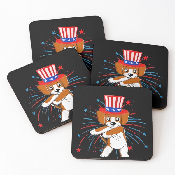 Item preview, Flossing Beagle USA Hat Firework 4th Of July designed and sold by BrockSly.