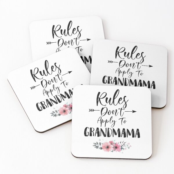 Item preview, Rules Don't Apply to Grandmama Birthday Gift Mothers Day Present designed and sold by FanaticTee.