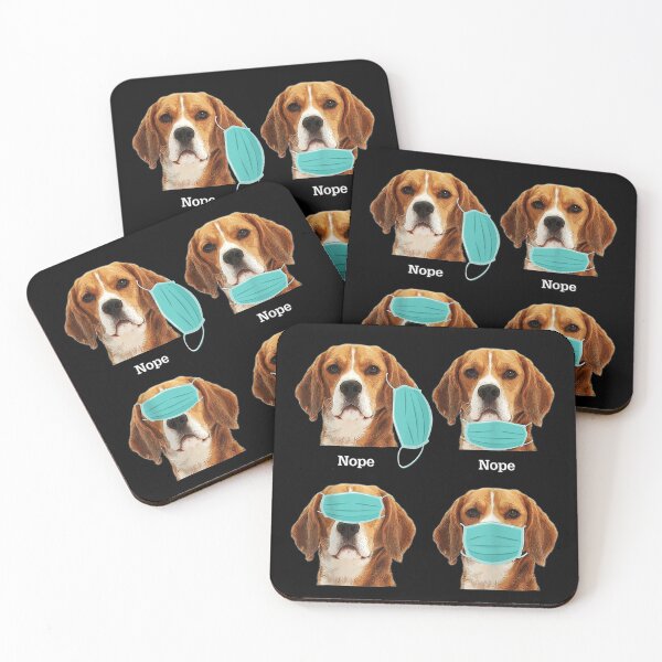 Item preview, Funny Beagle Dog How To Wear Mask designed and sold by BrockSly.