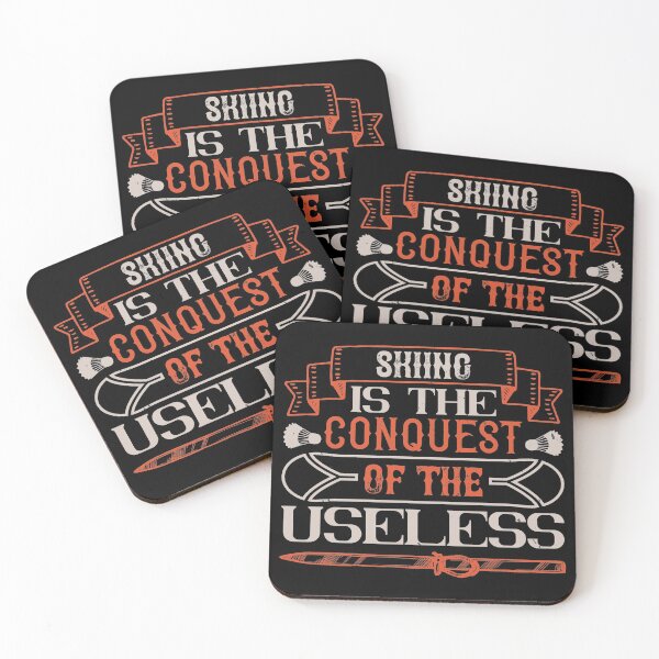 Item preview, Skiing Is The Conquest Of The Useless designed and sold by GoodVibeDesign.