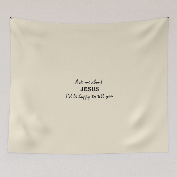 Item preview, Ask me about Jesus designed and sold by neishy.