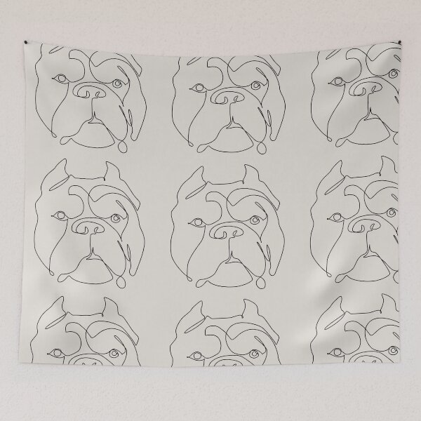 Item preview, One Line Pit bull designed and sold by Huebucket.