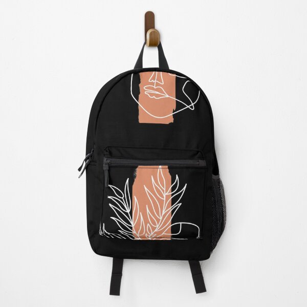 Item preview, Sad face with floral and paint strokes - line art designed and sold by Ilham Firdaus.