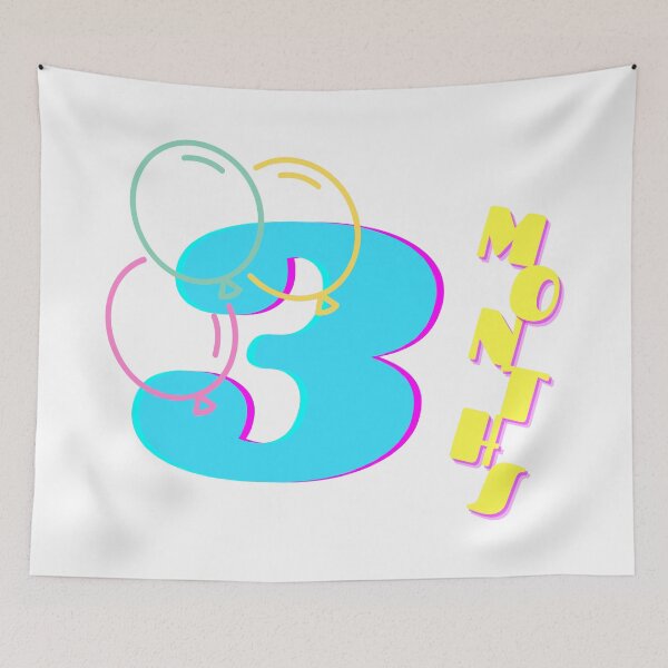 Item preview, baby monthly milestone 3 months designed and sold by sully-boutique.