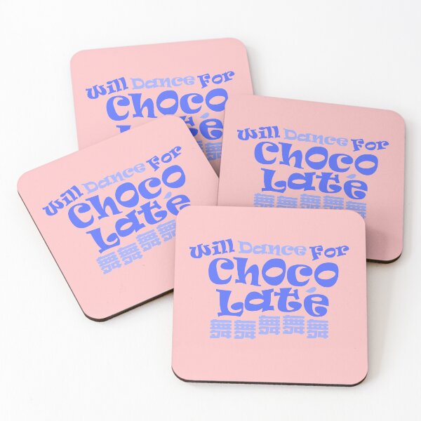 Item preview, Will Dance for Chocolate Chinese character 舞 blue designed and sold by Kudos5678.