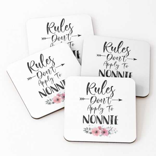 Item preview, Rules Don't Apply to Nonnie Birthday Gift Mothers Day Present designed and sold by FanaticTee.