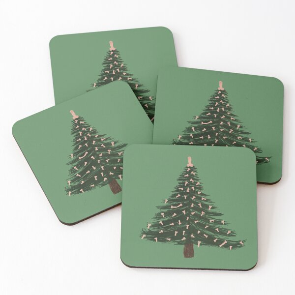Item preview, Christmas Tree with Penis Ornaments (green) designed and sold by FartBubble.