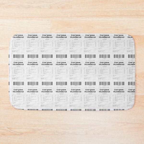 Item preview, Corpse Husband songs receipt  designed and sold by Maria N.
