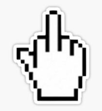 Middle Finger Sticker