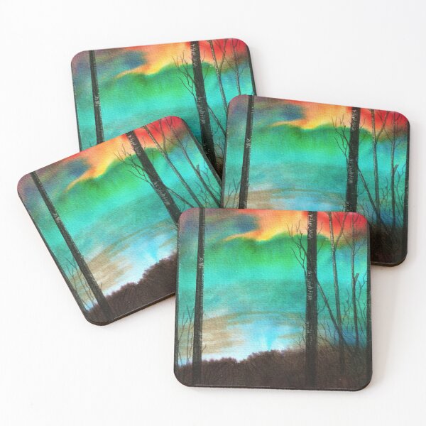 Item preview, Serene sunset scene by the lake designed and sold by LucienRuby.
