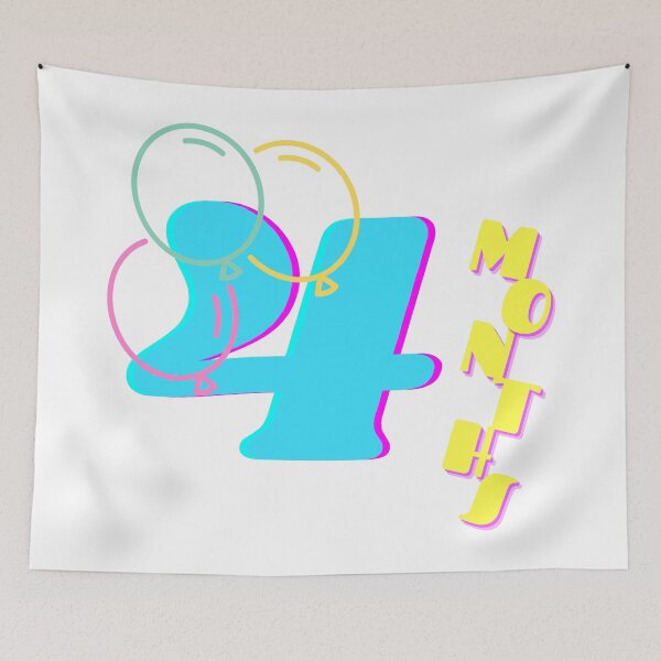 Item preview, Baby monthly milestone 4 months designed and sold by sully-boutique.