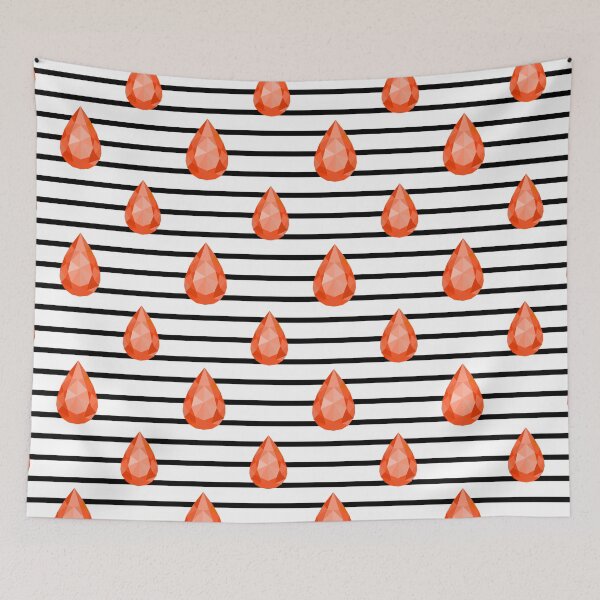 Item preview, It's Raining Amber - on Black Stripes designed and sold by belly-e-luna.
