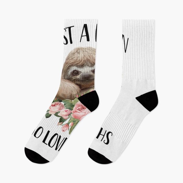 Item preview, Just A Woman Who Loves Sloths designed and sold by malino228.