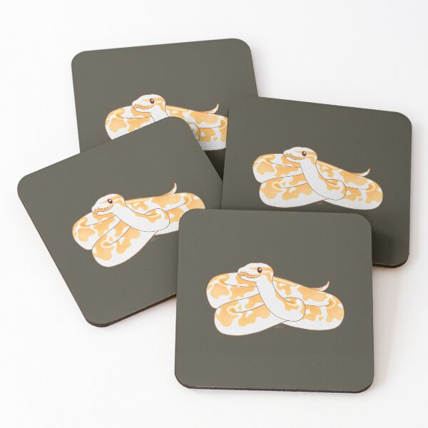 Item preview, Albino ball python illustration designed and sold by anacecilia.