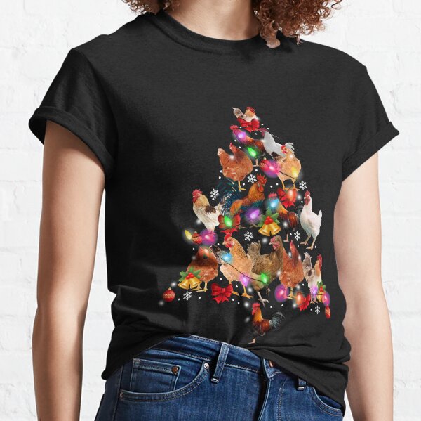 merry christmas chicken shirt