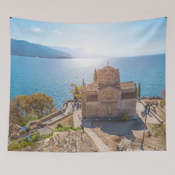 Item preview, Church on the lake in Ohrid, North Macedonia designed and sold by mitzobs.