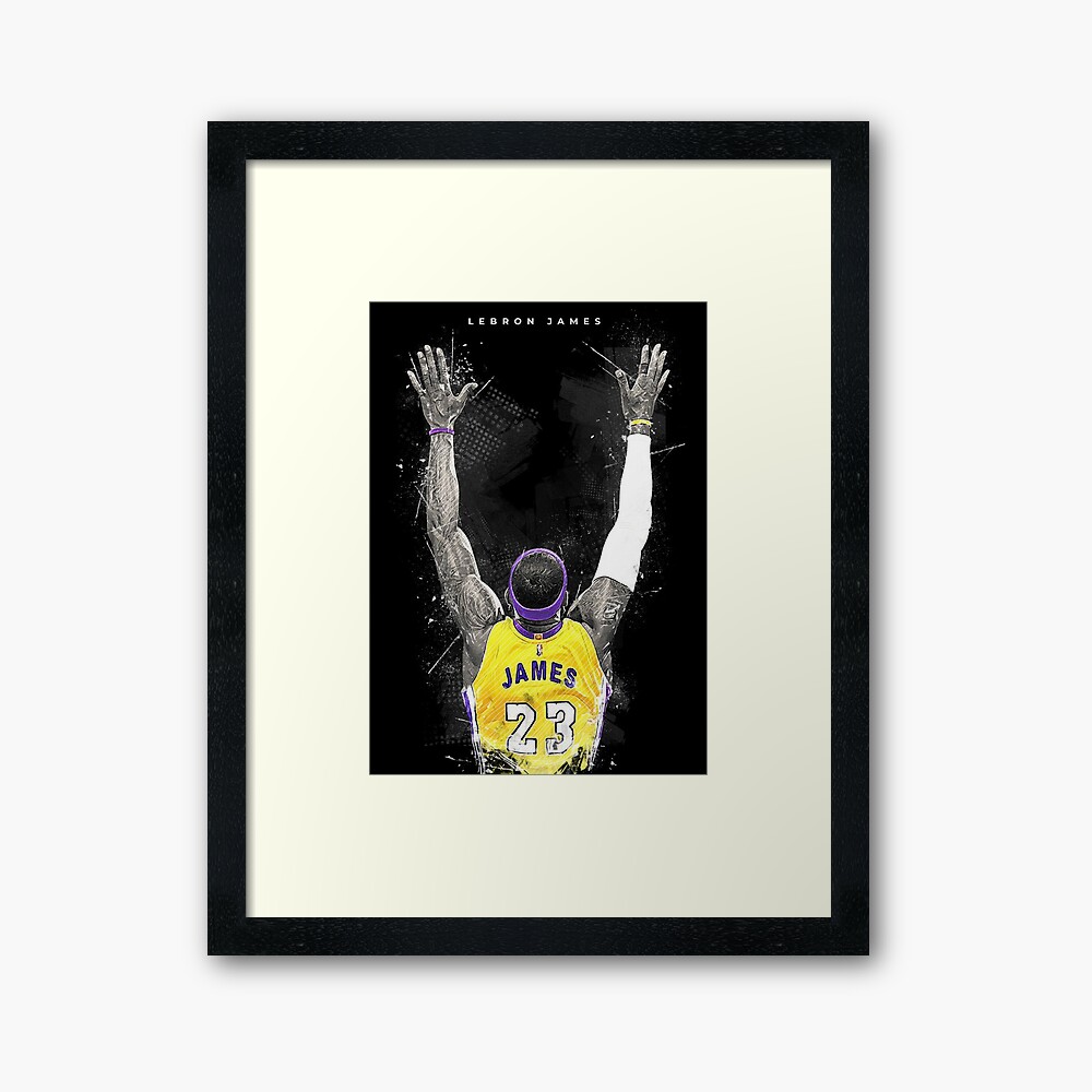 Lebron James Los Angeles poster, Basketball print, Sports wall art Poster  1 Poster for Sale by BurmaStudioArt