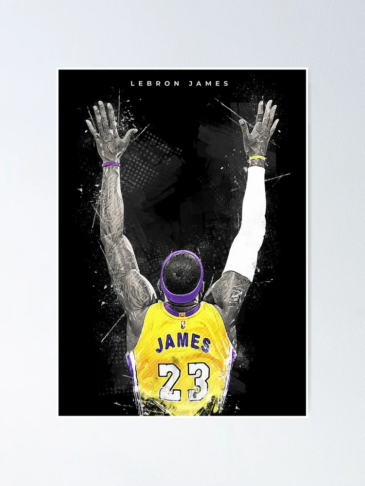 Basketball Poster HD Printed Canvas Wall Art Decoration LeBron James Poster  Art