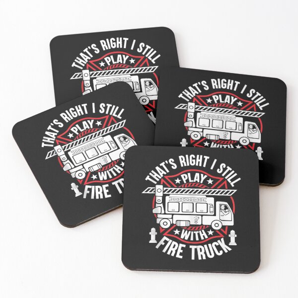 Item preview, Firefighter Presents I Still Play With Fire Trucks designed and sold by TheBloom98.