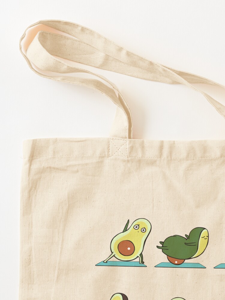 Avocado Yoga Tote Bag for Sale by Huebucket