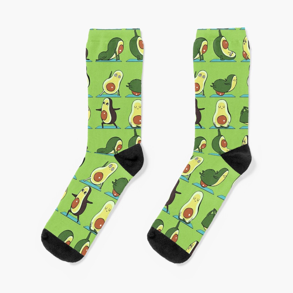 Avocado Yoga Socks