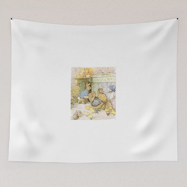 Item preview, “Peter Rabbit Shops at Ginger and Pickles” – from the Tale of Ginger & Pickles by Beatrix Potter designed and sold by johndhalsted.