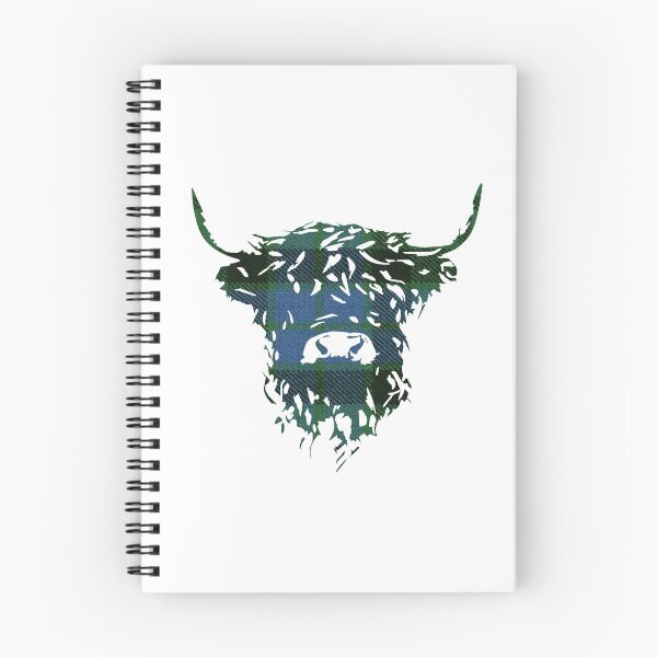 Item preview, MacKay Tartan Scottish Highland Cow designed and sold by PoshJocks.