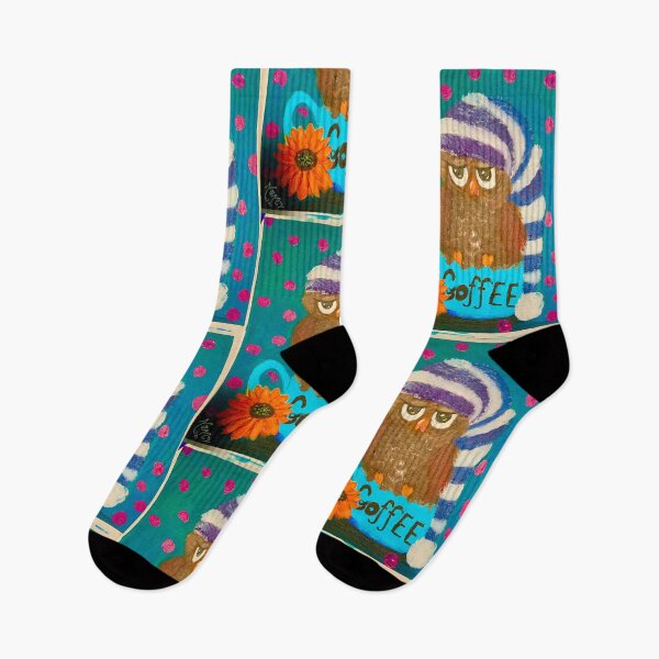 Item preview, Owl in coffee cup designed and sold by 507NancyArt.