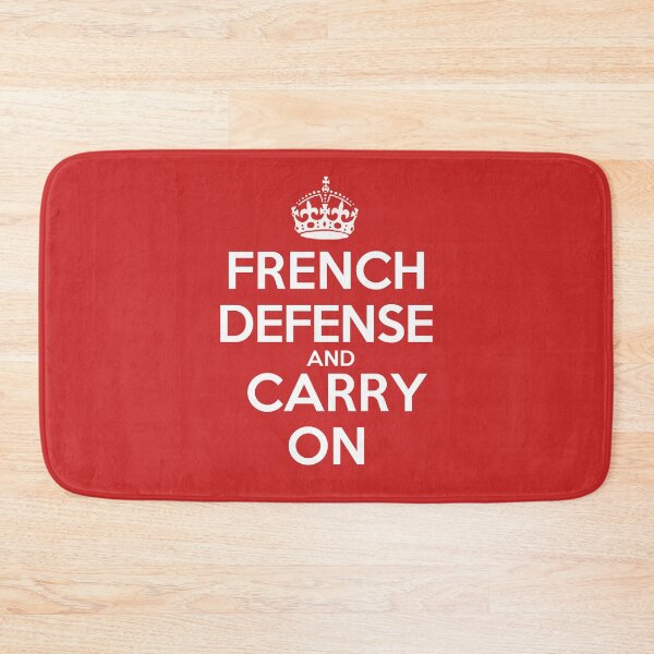 Item preview, French Defense and Carry On - Chess opening T-Shirt designed and sold by edygun.