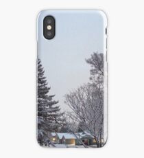 Winter Morning Snow Scene iPhone Case/Skin
