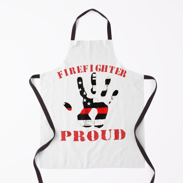 Item preview, Firefighter Proud Thin Red Line Handprint designed and sold by TheBloom98.
