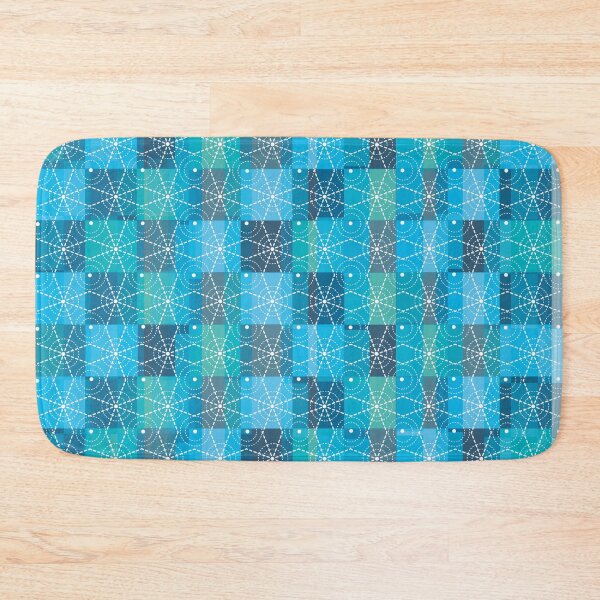 Item preview, Stars on a blue checkerboard pattern designed and sold by BeerenStark.