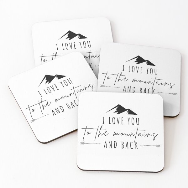 Item preview, I love you to the mountains and back designed and sold by BohoHiker.