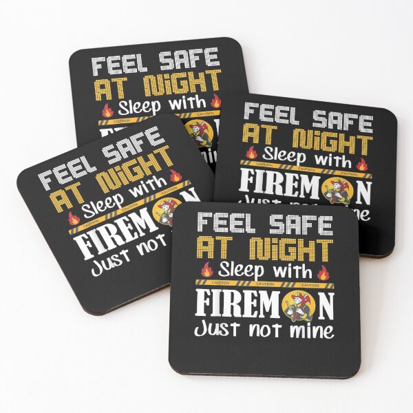 Item preview, Firefighter Wife Gifts Feel Safe Sleep With A Fireman  designed and sold by TheBloom98.